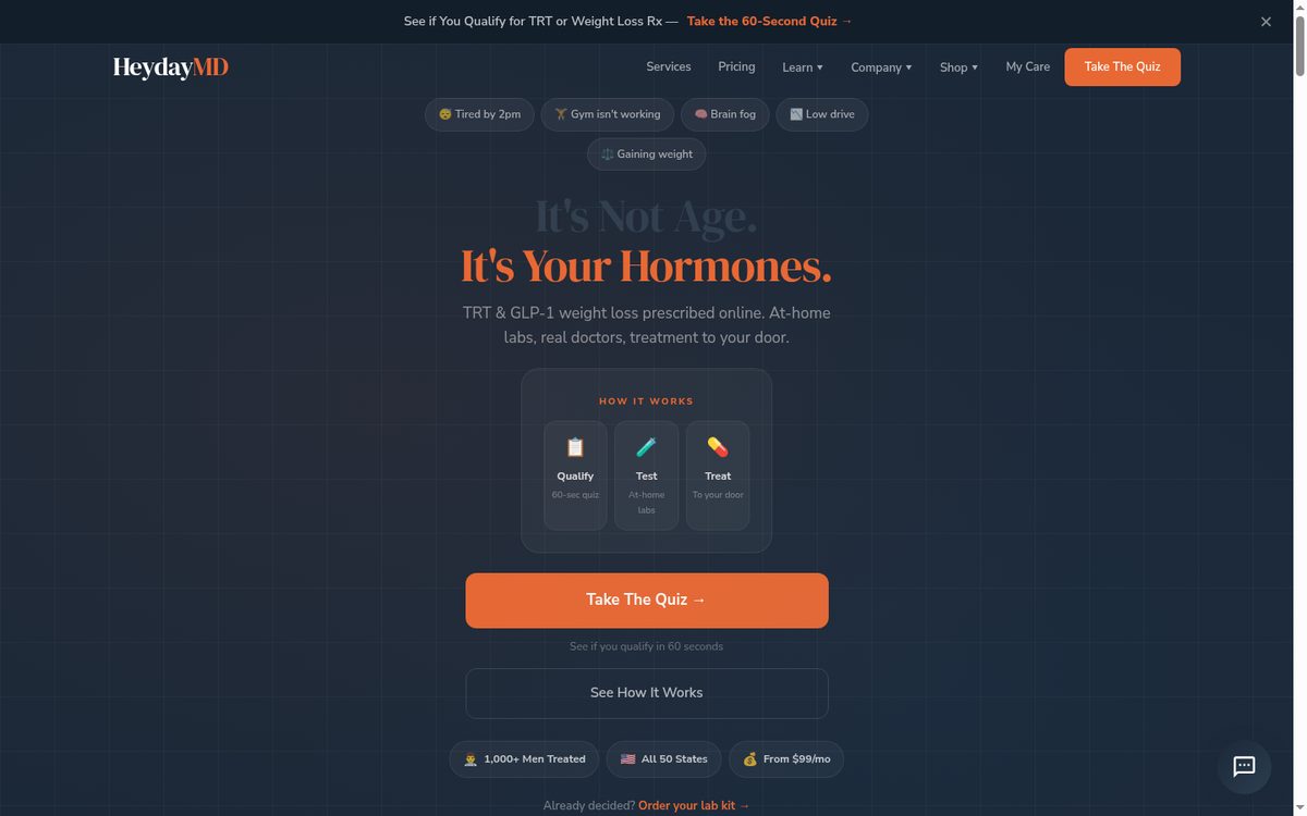 HeydayMD telehealth platform