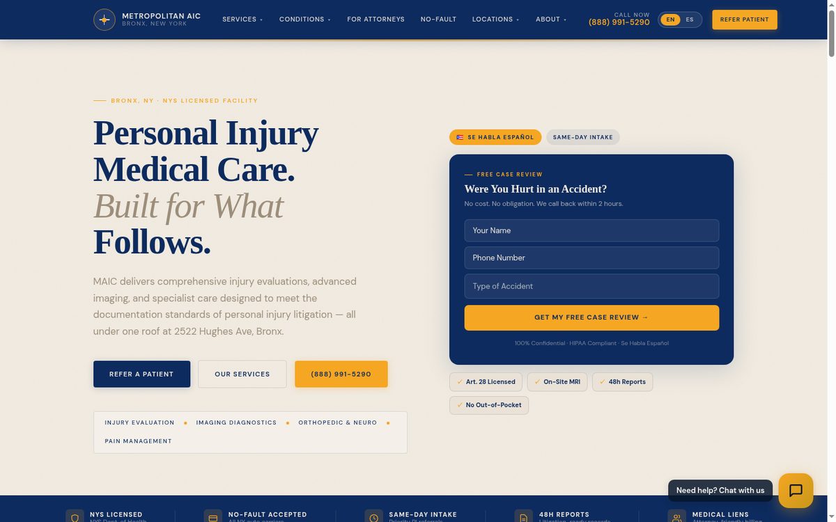 Metropolitan AIC medical facility